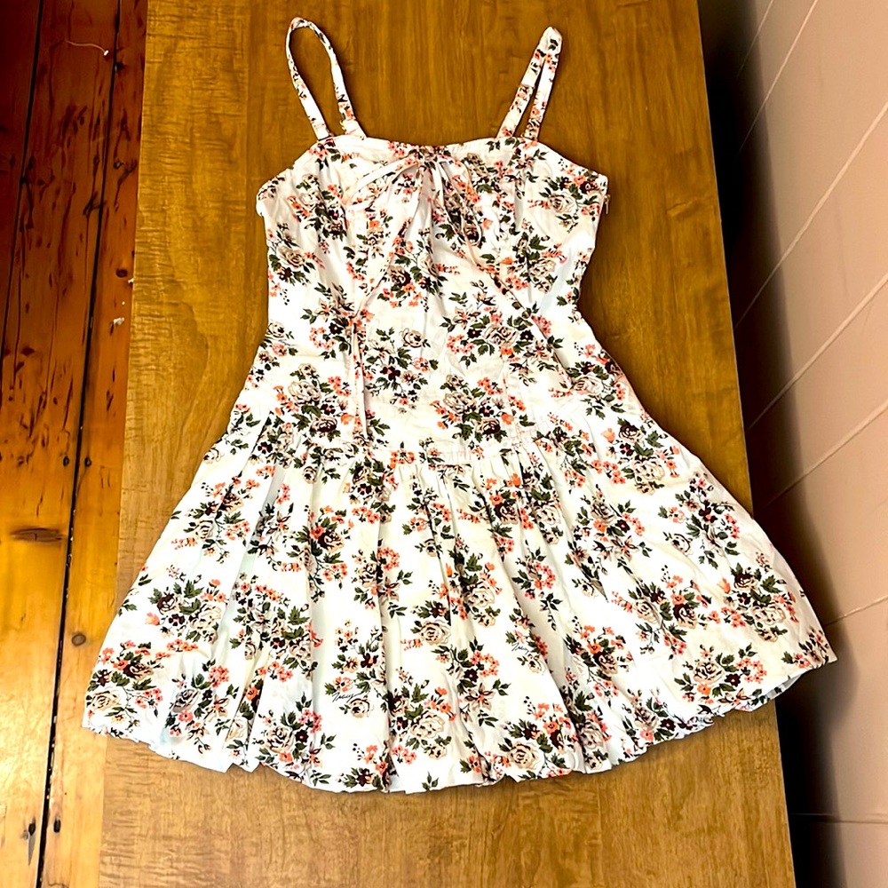 Floral Strap/Strapless dress